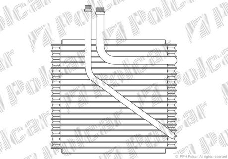 Випарник кондиціонера Polcar 9550P8-3