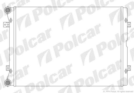 Радіатор охолодження Polcar 955108-1