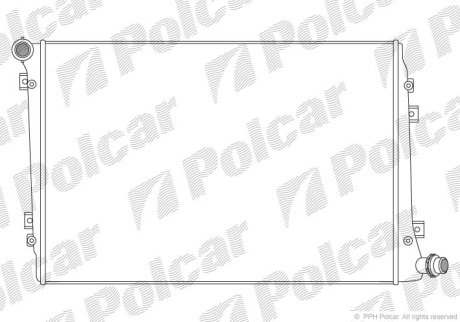 Радіатор охолодження Polcar 955508-2 (фото 1)