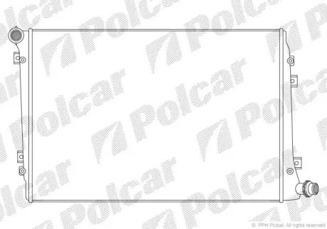 Радиатор охлаждения Polcar 955508-2