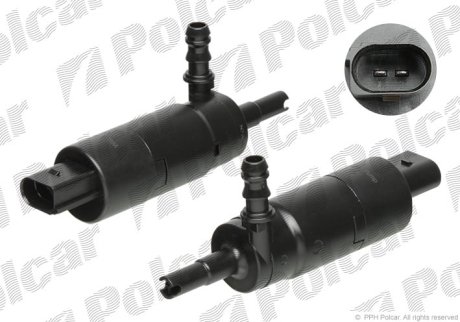 Стеклоопрыскиватель фары (насос) Polcar 9555PS-1