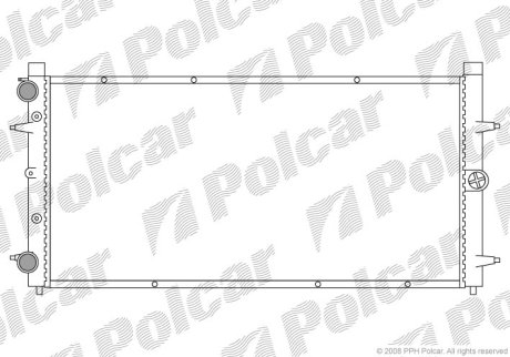 Радиатор охлаждения Polcar 956608-2