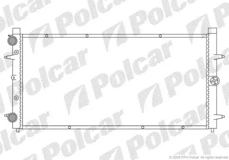 Радіатор охолодження Polcar 956608-2
