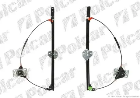 Склопідйомник механічний Polcar 9566PSM2
