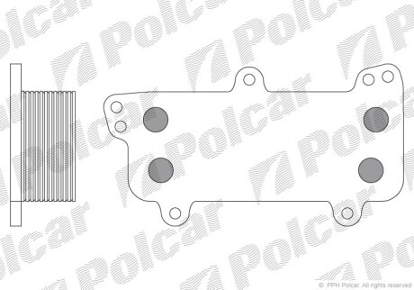 Радіатори масла Polcar 9568L8-1