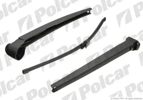 Щетка стеклоочистителя задняя с приводным рычагом 400mm VW Caddy III/T-5/LT Polcar 9568RWT1