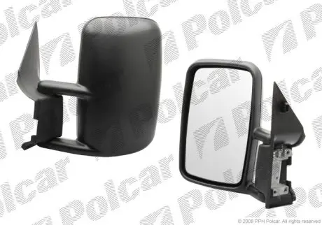 Дзеркало зовнішнє ліве Polcar 957151-M