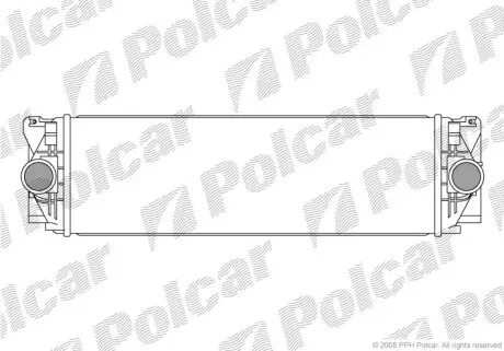 Радіатор повітря (Інтеркулер) Polcar 9572J8-1