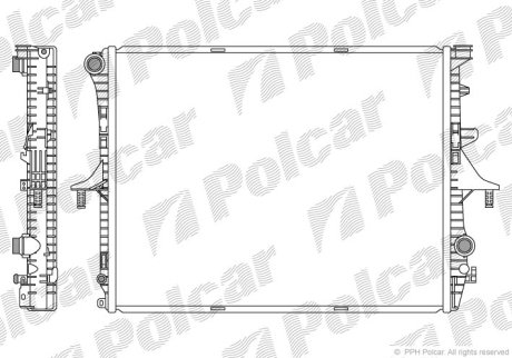 Радиатор охлаждения Polcar 958008-3