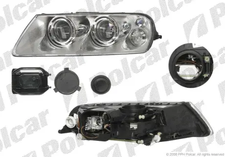 Фара основна TOUAREG, 03- Polcar 9580101V