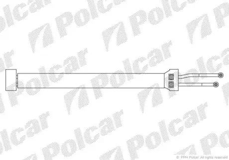 Радиатор масла Polcar 9582L82X
