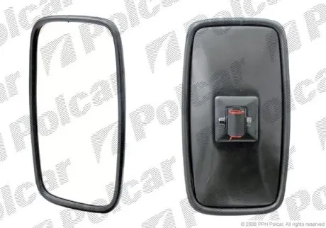 Зеркало наружное универсальное левое=правое Polcar 99LU33-E