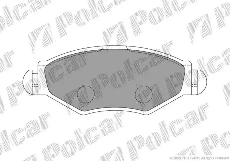 Гальмівні колодки Polcar S70-0070