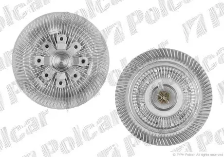 Вискомуфта вентилятора радиатора Jeep Cherokee, Wrangler III 1.8-5.7 01.95- Polcar SV-6079S