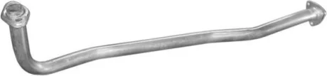 Труба приймальна Opel Astra F/Vectra A 1.4/1.6i 88-96 Алюмінізована сталь POLMOSTROW 17526