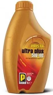 Олива моторна 5W-40 1L ULTRA PLUS PRISTA 4121