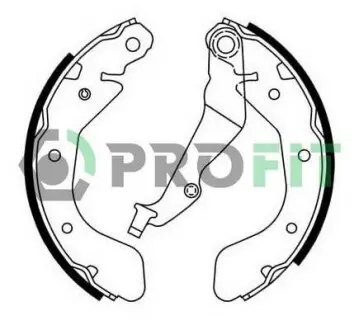 Колодки гальмівні барабанні PROFIT 5001-0750