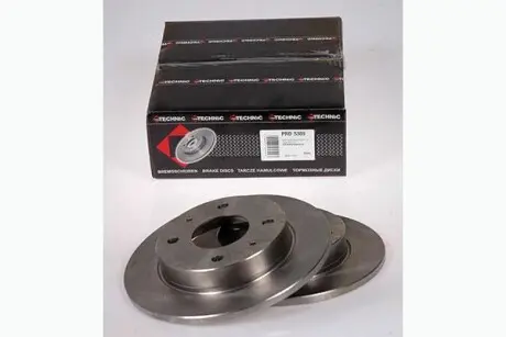 Гальмівний диск задній MITSUBISHI COLT CZC VI, COLT VI SMART FORFOUR 1.1-1.5D 01.04-12.12 PROTECHNIC PRD5309
