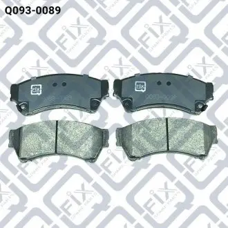 Колодки гальмівні передні дискові Q-fix Q0930089
