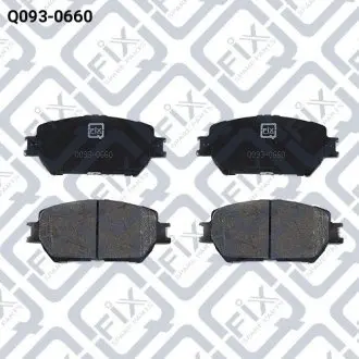 Колодки тормозные передние дисковые Q-fix Q0930660