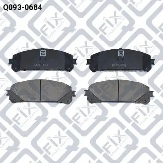 Колодки гальмівні передні дискові Q-fix Q0930684