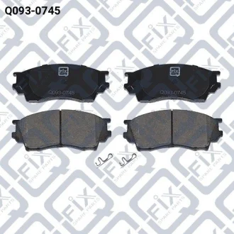 Колодки гальмівні передні дискові Q-fix Q0930745