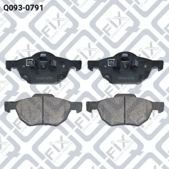 Колодки тормозные передние дисковые Q-fix Q0930791