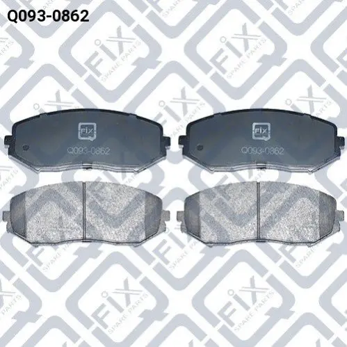 Колодки тормозные передние дисковые Q-fix Q0930862 (фото 1)