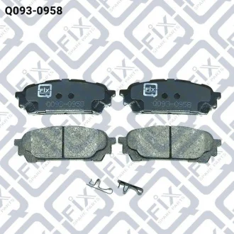 Колодки гальмівні задні дискові Q-fix Q0930958