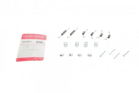 Комплект пружинок колодок стоянкового гальма QUICK BRAKE 105-0011