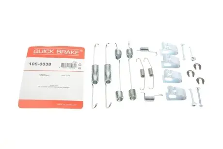Комплект пружинок колодок стоянкового гальма QUICK BRAKE 105-0038