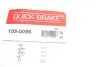 Комплект пружинок колодок стоянкового гальма QUICK BRAKE 105-0056 (фото 10)