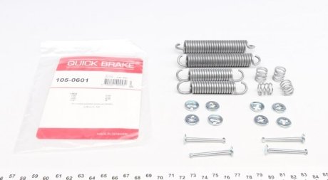 Комплект пружинок колодок стояночного тормоза QUICK BRAKE 105-0601