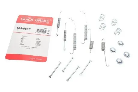 Комплект пружинок колодок стояночного гальма QUICK BRAKE 105-0618