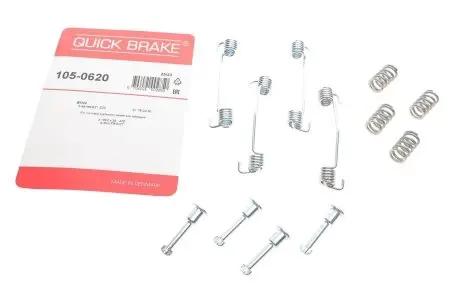 Комплект пружинок колодок стоянкового гальма QUICK BRAKE 105-0620