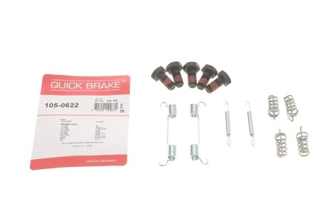 Комплект пружинок колодок стояночного тормоза QUICK BRAKE 105-0622