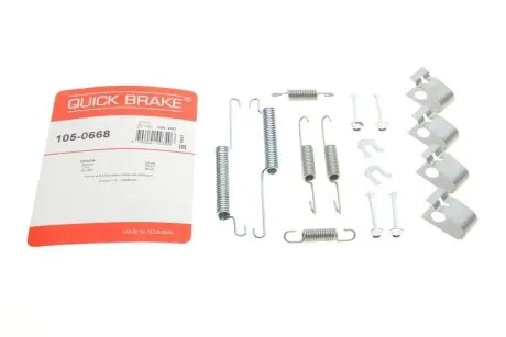 Комплект пружинок колодок стоянкового гальма QUICK BRAKE 105-0668