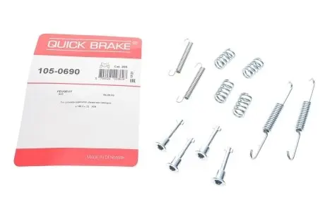 Комплект пружинок колодок стоянкового гальма QUICK BRAKE 105-0690