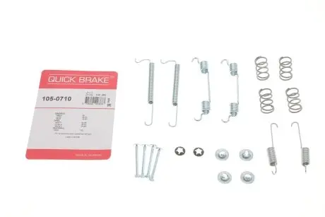 Комплект пружинок колодок стоянкового гальма QUICK BRAKE 105-0710