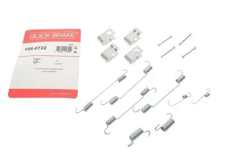 Комплект пружинок колодок стоянкового гальма QUICK BRAKE 105-0722