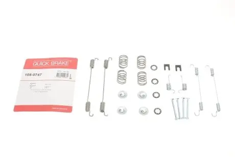 Комплект пружинок колодок стоянкового гальма QUICK BRAKE 105-0747