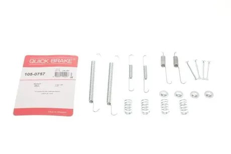 Комплект пружинок колодок стояночного тормоза QUICK BRAKE 105-0757
