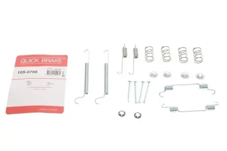 Комплект пружинок колодок стоянкового гальма QUICK BRAKE 105-0766