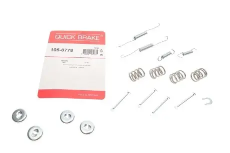 Комплект пружинок колодок стоянкового гальма QUICK BRAKE 105-0778