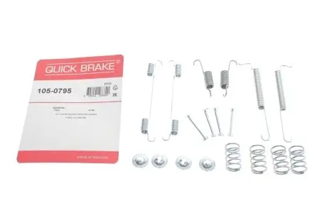 Комплект пружинок колодок стоянкового гальма QUICK BRAKE 105-0795