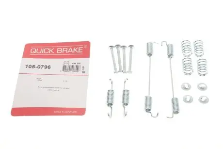 Комплект пружинок колодок стоянкового гальма QUICK BRAKE 105-0796
