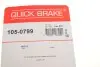 Комплект пружинок колодок стоянкового гальма QUICK BRAKE 105-0799 (фото 14)