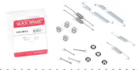 Комплект пружинок колодок стоянкового гальма QUICK BRAKE 105-0813