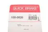Комплект пружинок колодок стоянкового гальма QUICK BRAKE 105-0820 (фото 9)