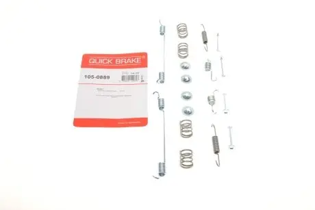 Комплект пружинок колодок стоянкового гальма QUICK BRAKE 105-0889